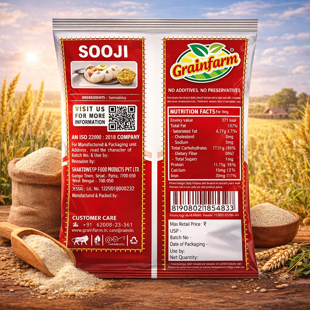Grainfarm Wheat Sooji (Rava)