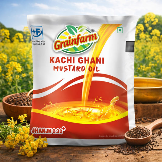 Grainfarm Kachi Ghani Mustard Oil
