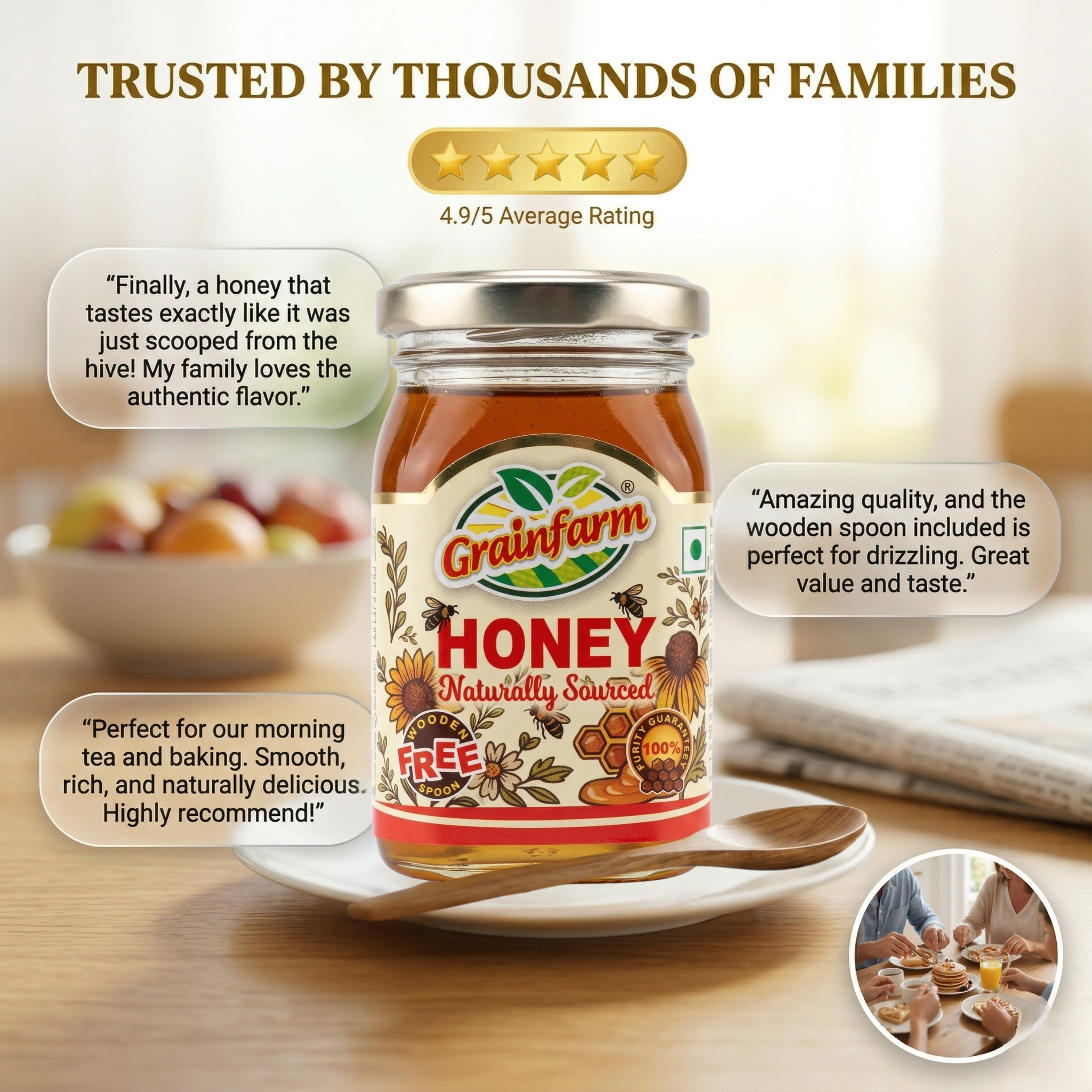 Grainfarm Honey – Naturally Sourced