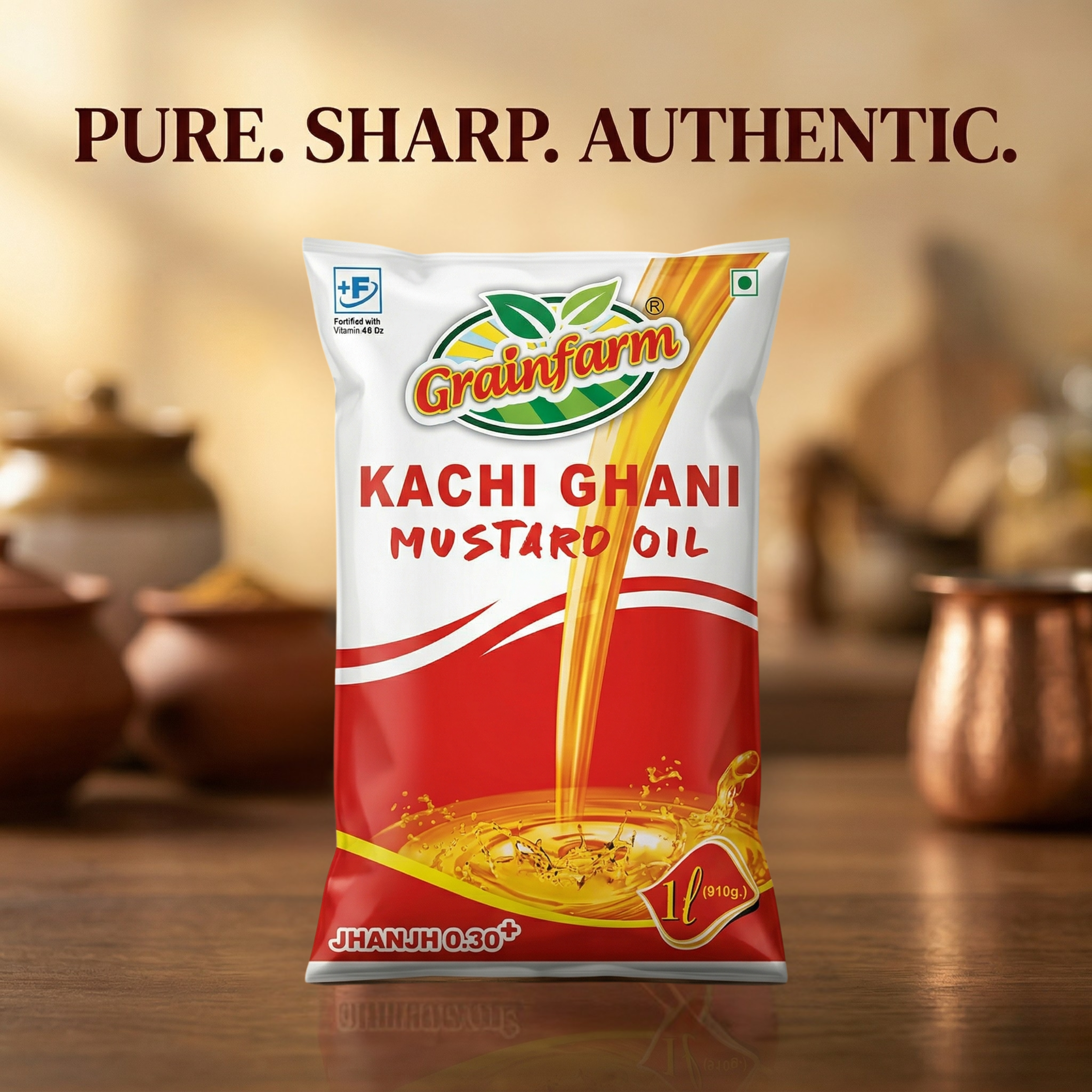 Grainfarm Kachi Ghani Mustard Oil