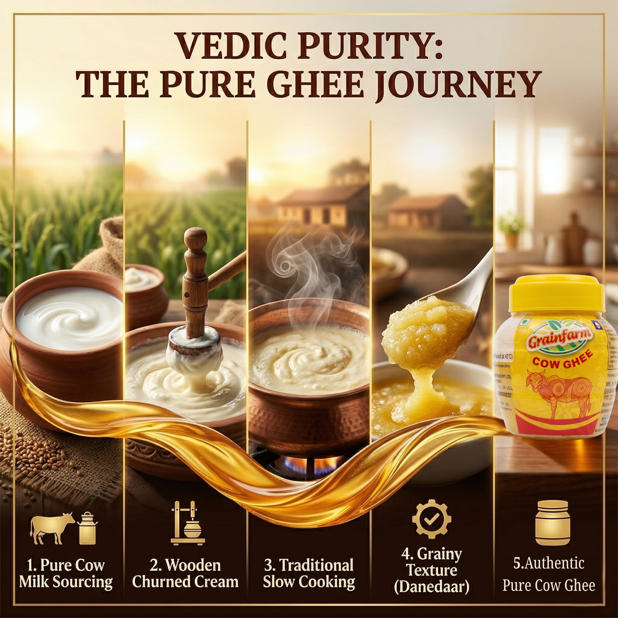 Grainfarm Pure Cow Ghee