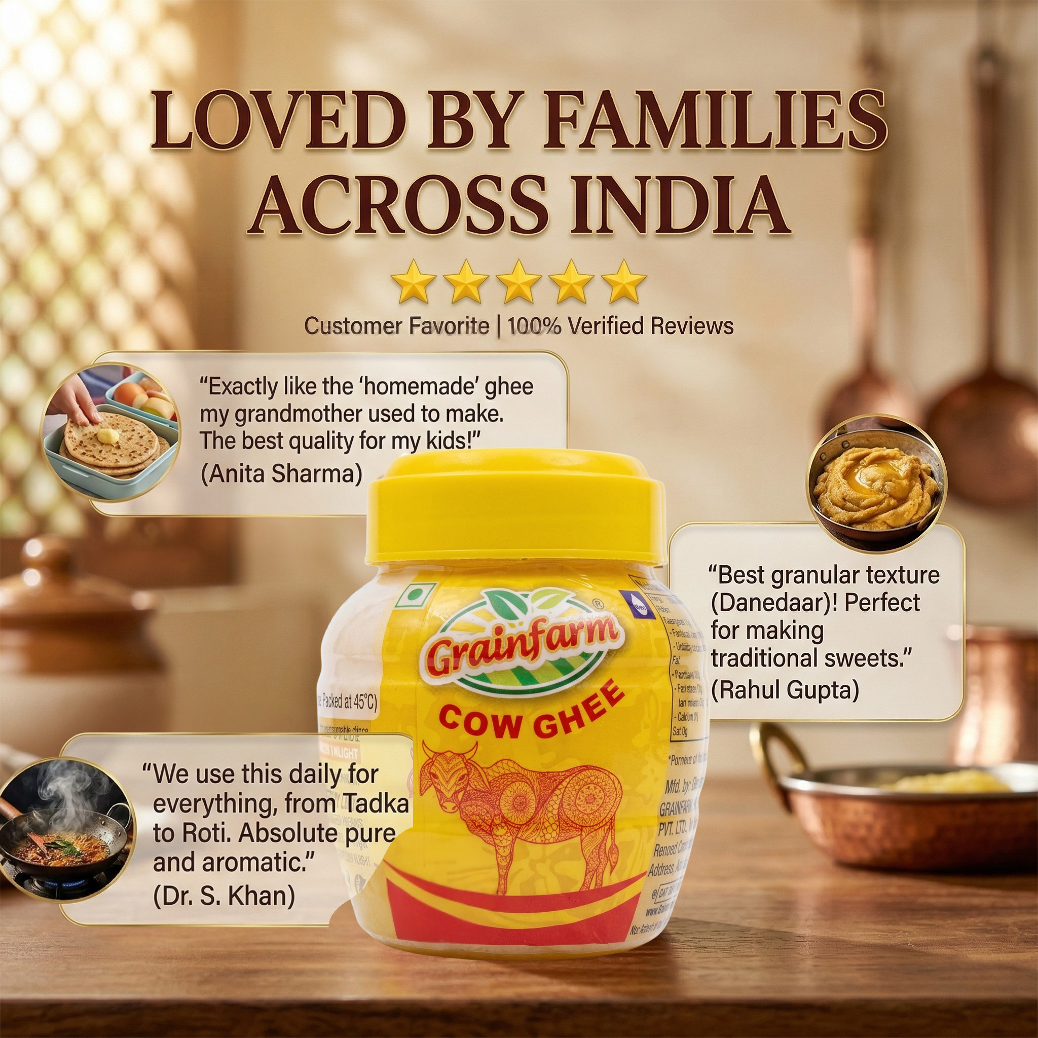 Grainfarm Pure Cow Ghee