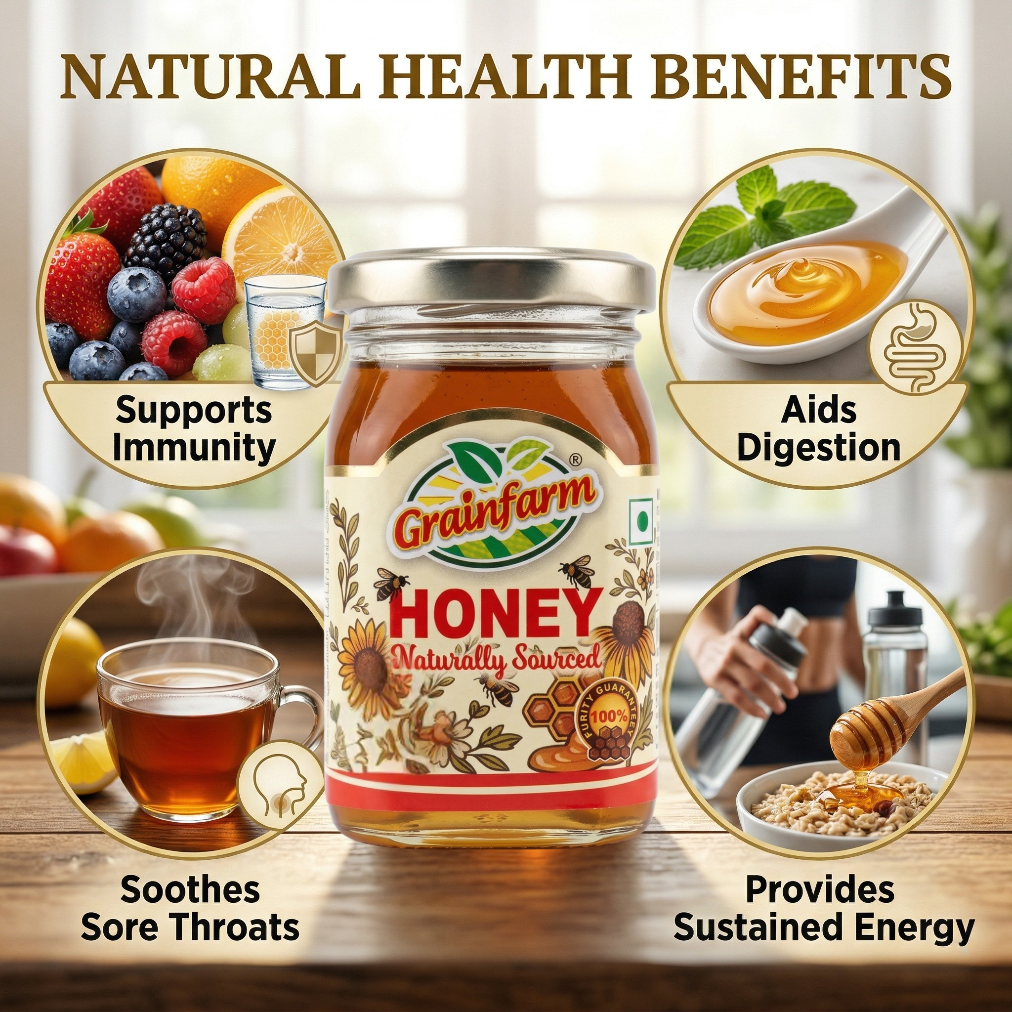 Grainfarm Honey – Naturally Sourced