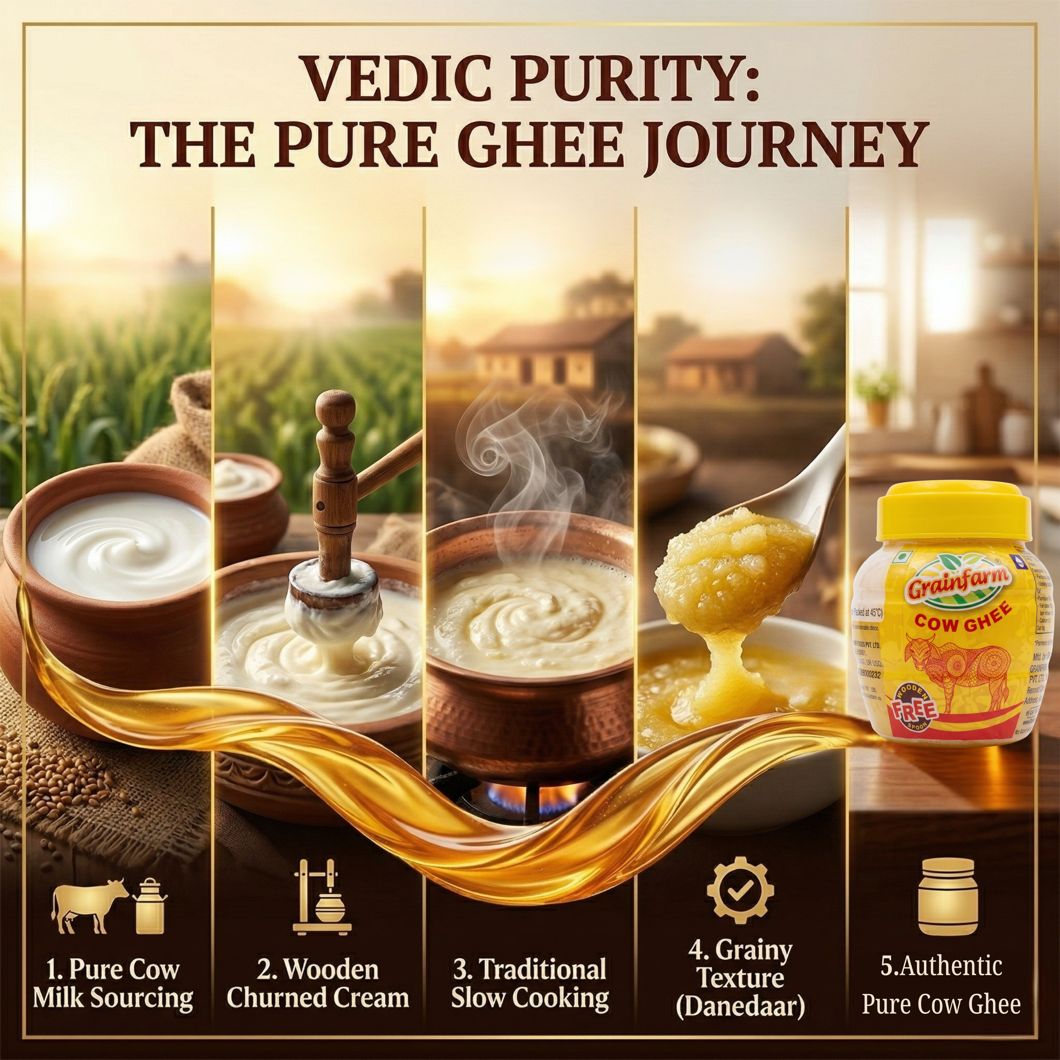 Grainfarm Pure Cow Ghee