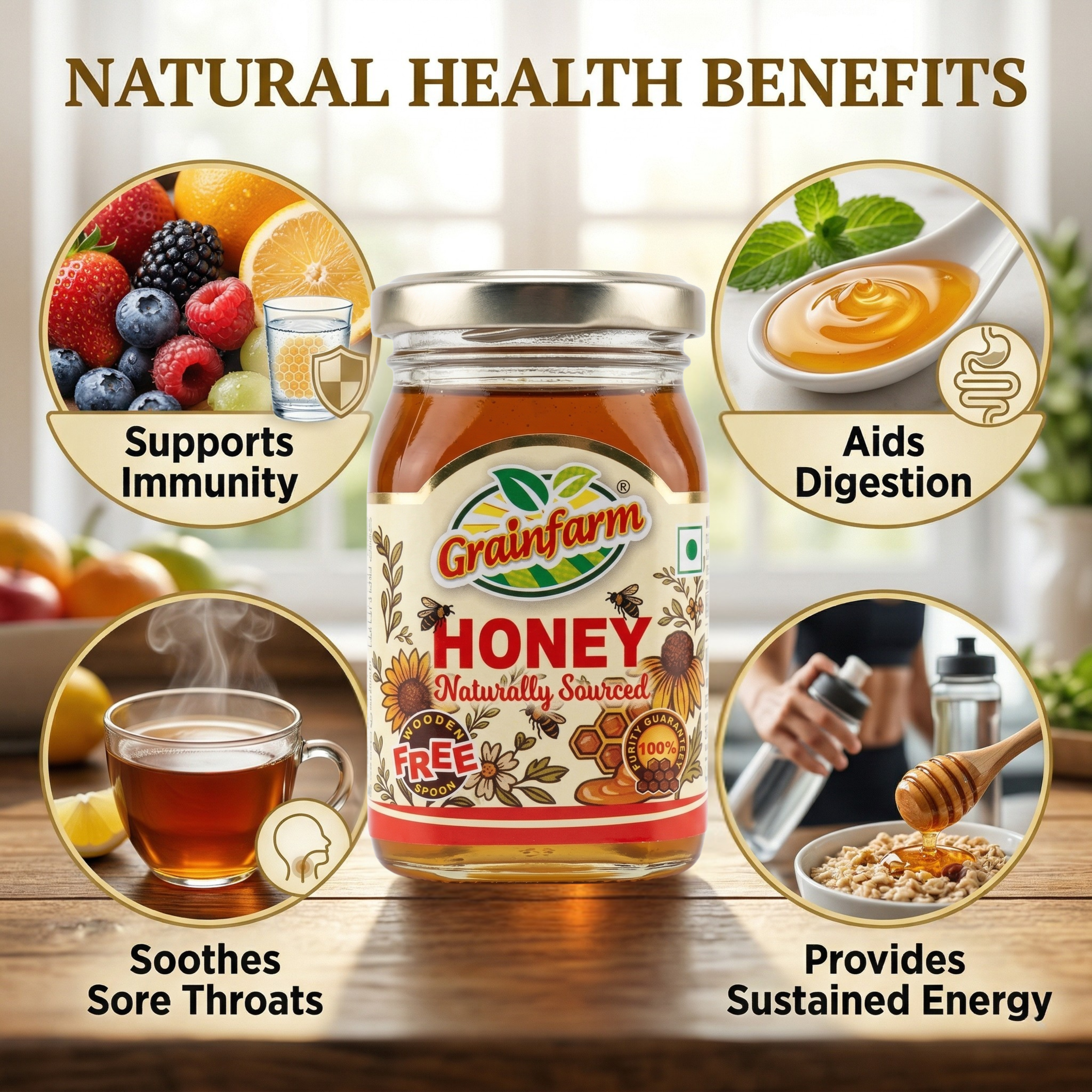 Grainfarm Honey – Naturally Sourced