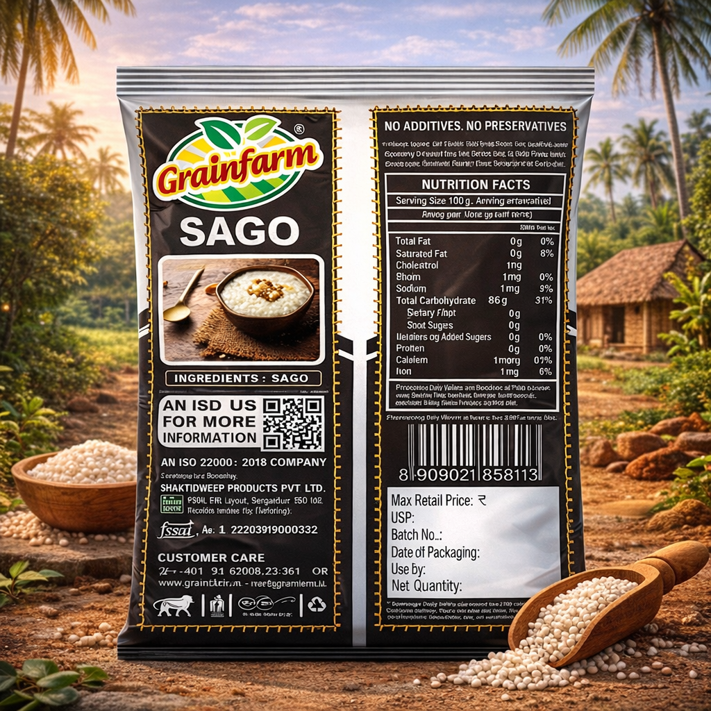 Grainfarm Premium Sabudana (Sago)