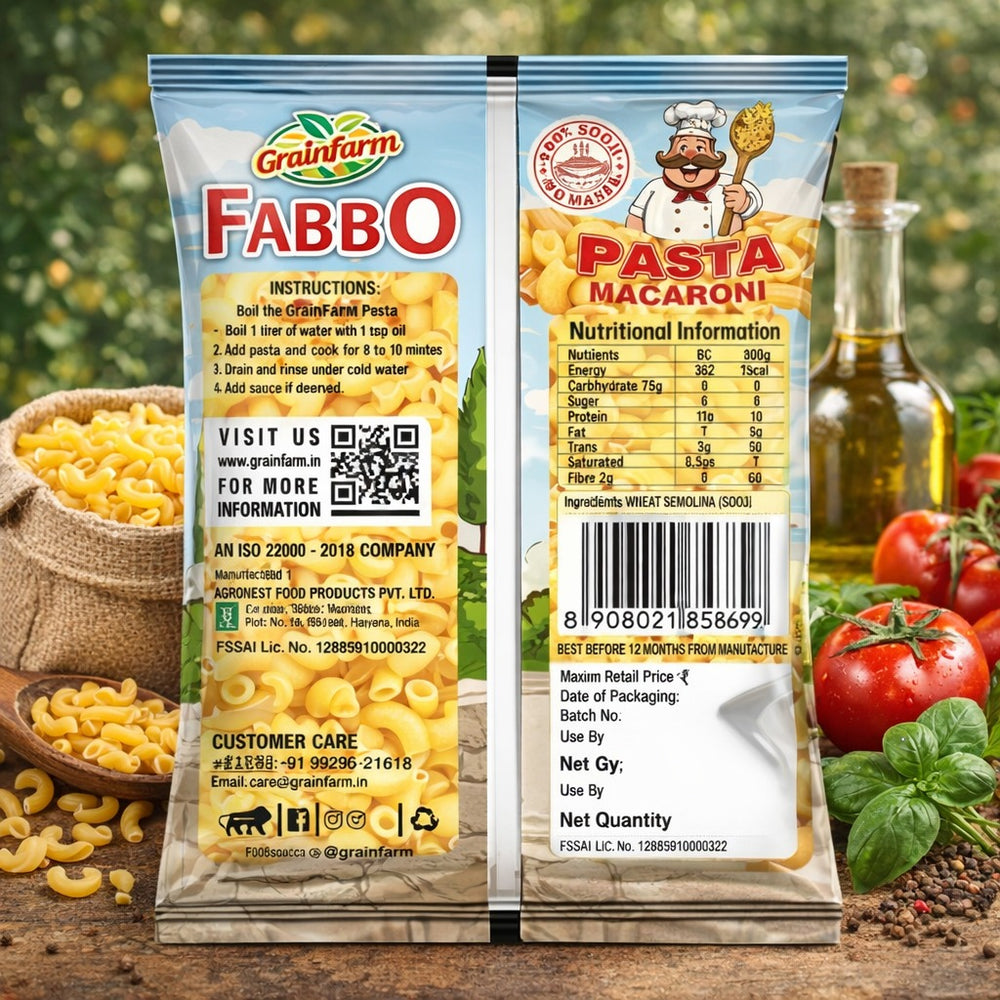 GrainFarm Fabbo Macaroni Pasta